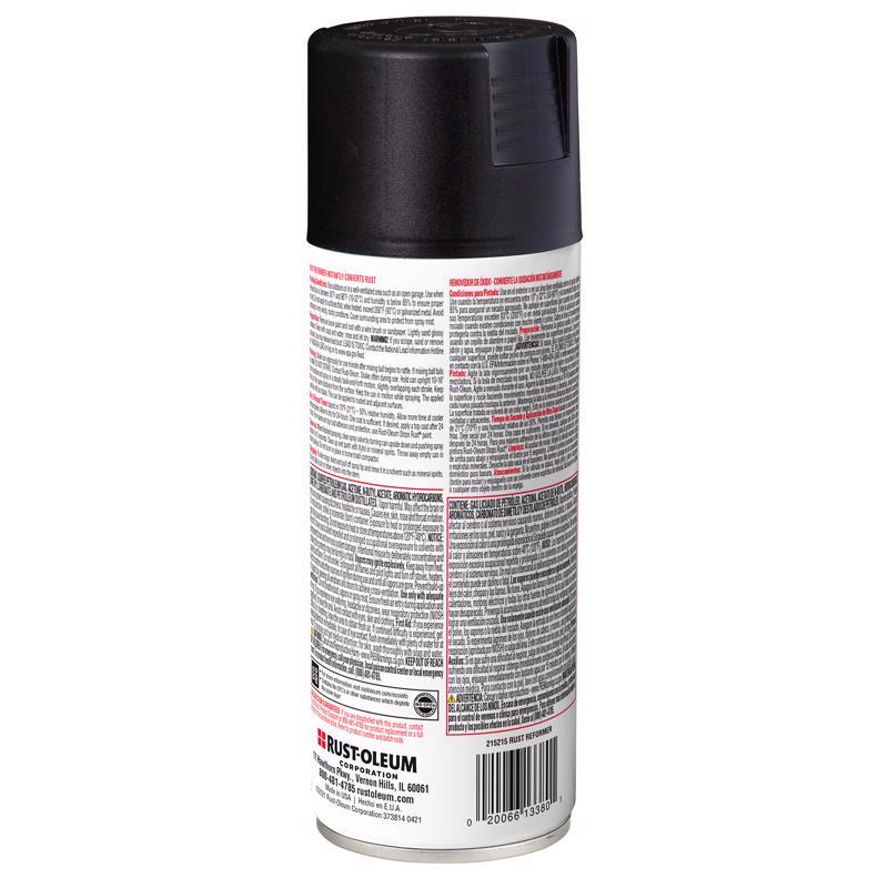 Rust-Oleum Stops Rust Indoor and Outdoor Flat Black Rust Reformer 10.25 oz