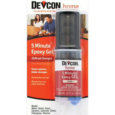 Devcon 5 Minute High Strength Cream Epoxy Gel 0.84 oz