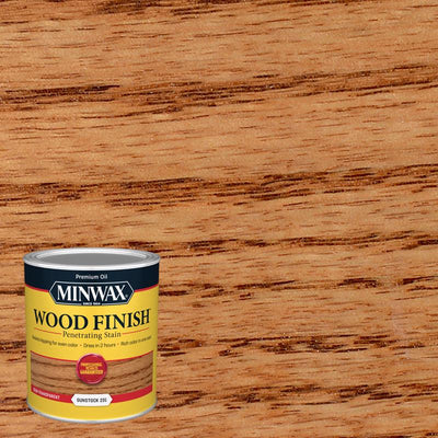 Minwax Wood Finish Semi-Transparent Gunstock Oil-Based Penetrating Wood Stain 1 qt