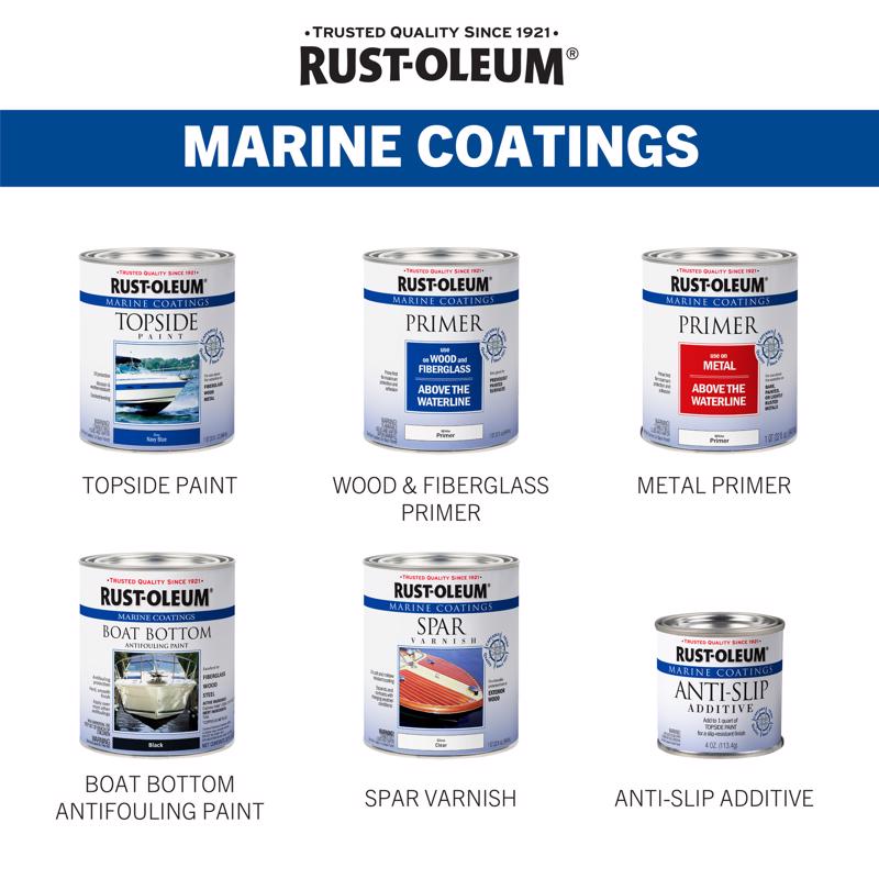 Rust-Oleum Marine Coatings  Wood & Fiberglass White Primer 1 qt