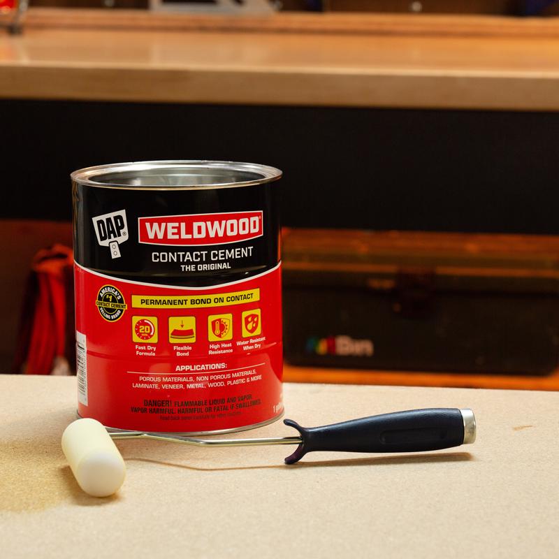 DAP Weldwood High Strength Rubber Tan Contact Cement 1 gal