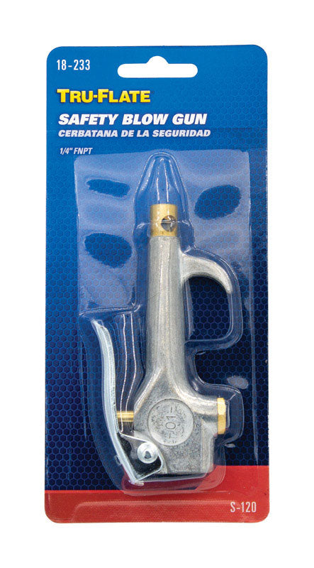 Tru-Flate Steel Air Blow Gun Safety Lever 1/4 in. FNPT