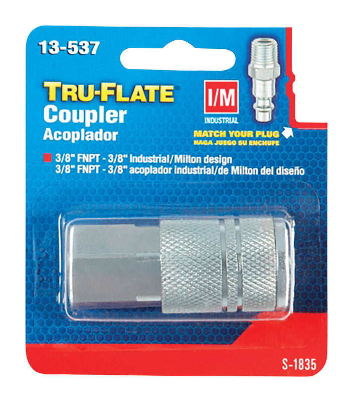 Tru-Flate Steel Quick Change Coupler 3/8 in. Female