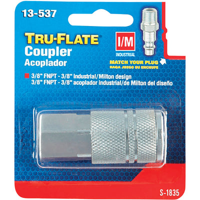 Tru-Flate Steel Quick Change Coupler 3/8 in. Female