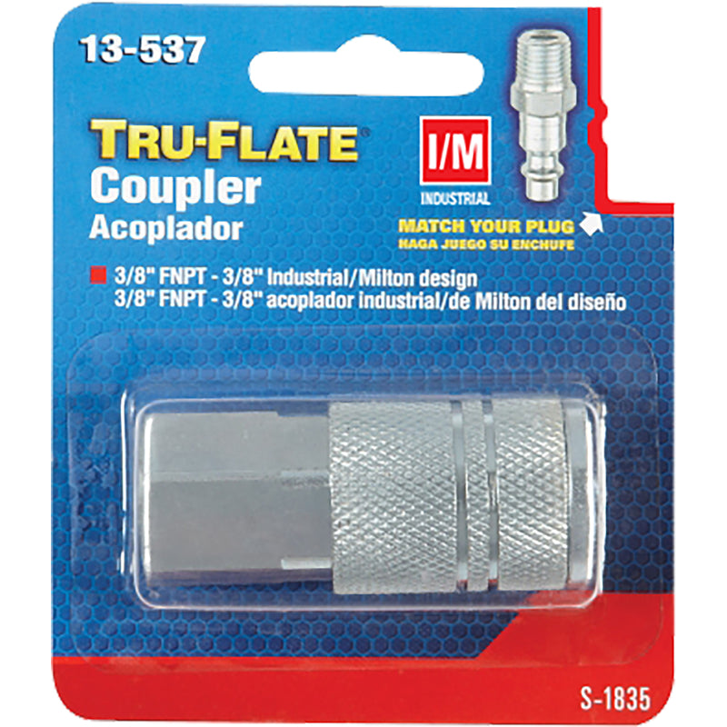 Tru-Flate Steel Quick Change Coupler 3/8 in. Female
