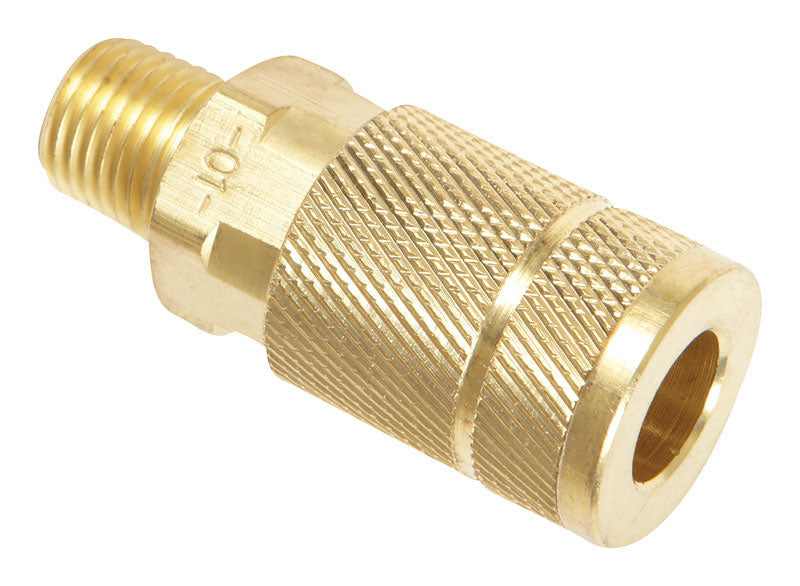 Tru-Flate Brass Quick Change Coupler 1/4 in. Male