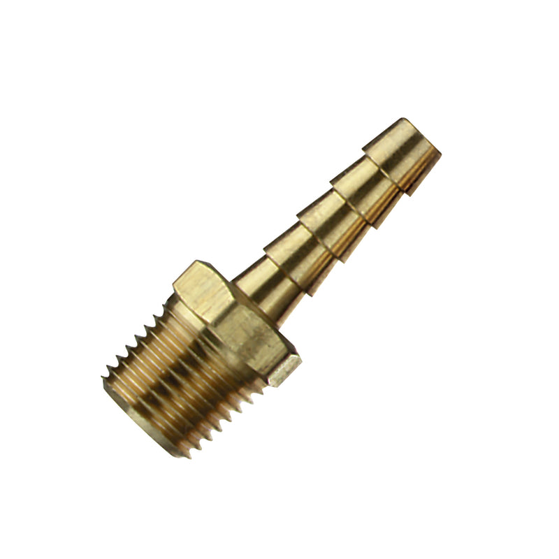 Tru-Flate Brass Barb Hose Fitting 1/4 in. Male