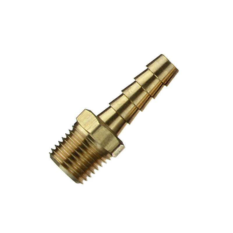 Tru-Flate Brass Barb Hose Fitting 3/8 in. Male