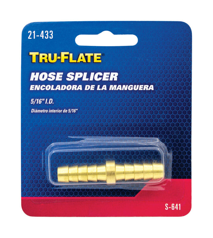 Tru-Flate Brass Hose Splicer 5 in.