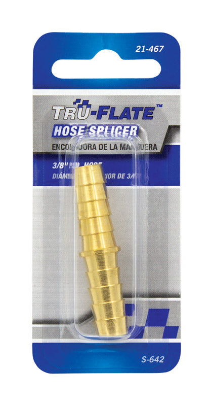 Tru-Flate Brass Hose Splicer 3/8