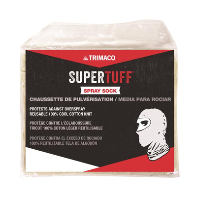 SuperTuff Cotton Spray Sock Hood White One Size Fits Most