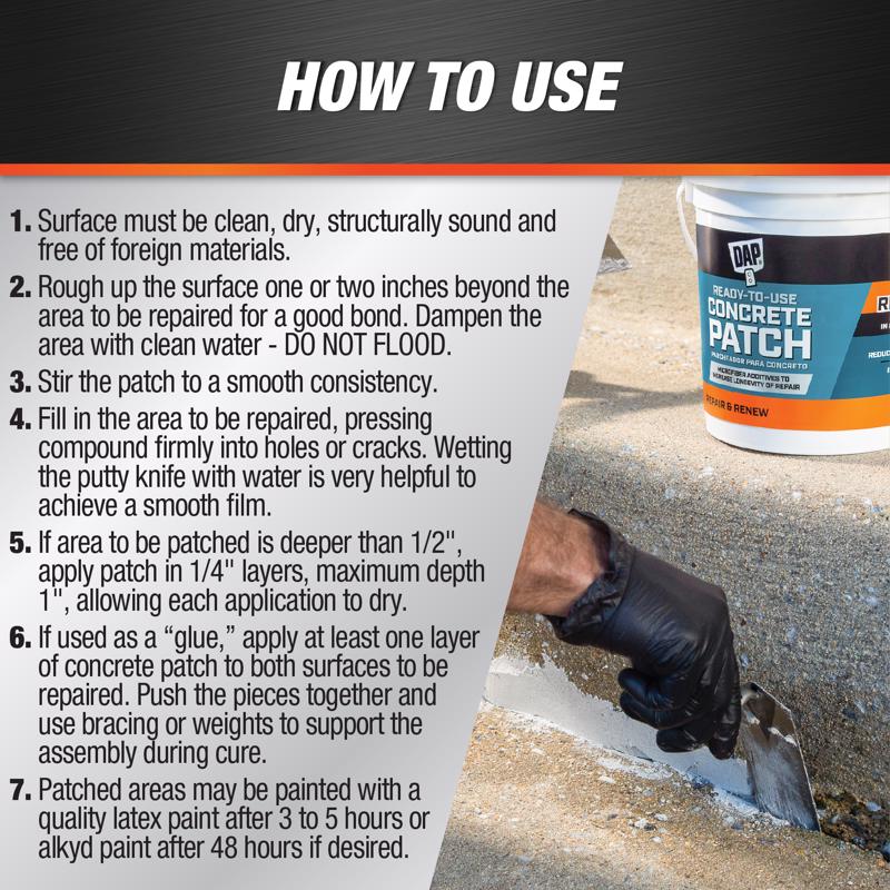 DAP Concrete Patch 1 gal Gray