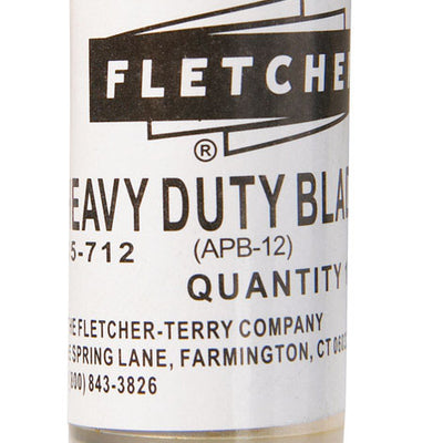 Fletcher-Terry Steel Single Edge Acrylic Scoring Blade 0.25 in. L 10 pc