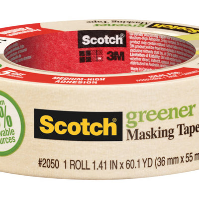 Scotch 1.41 in. W X 60.1 yd L Tan Medium Strength Masking Tape