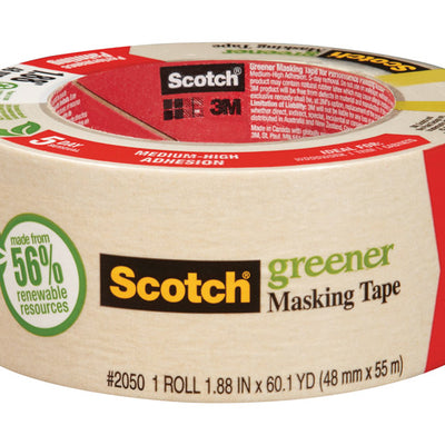 Scotch 1.88 in. W X 60.1 yd L Beige Medium Strength Masking Tape