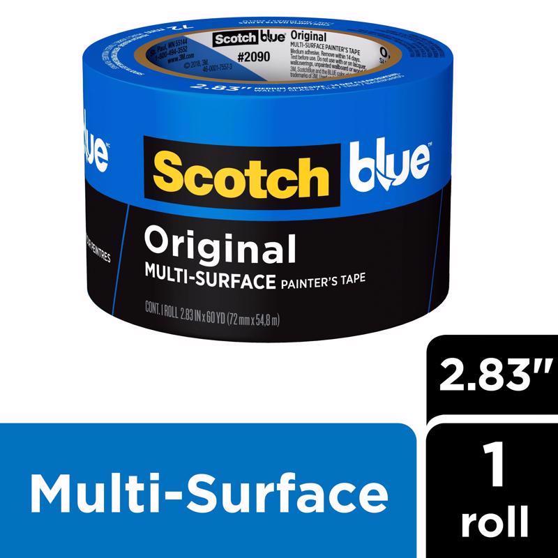ScotchBlue 2.83 in. W X 60 yd L Blue Medium Strength Original Painter's Tape