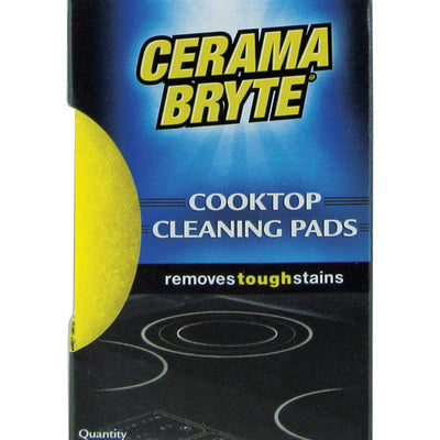 Cerama Bryte Delicate, Light Duty Cleaning Pad For Cooktop 4 in. L 5 pk