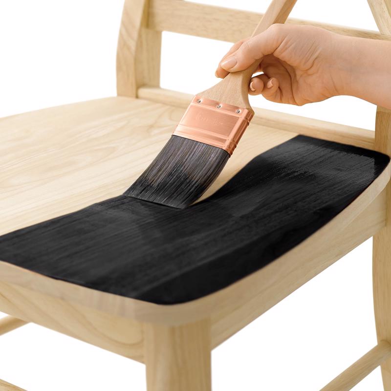 Minwax PolyShades Semi-Transparent Satin Classic Black Oil-Based Stain/Polyurethane Finish 1/2 pt