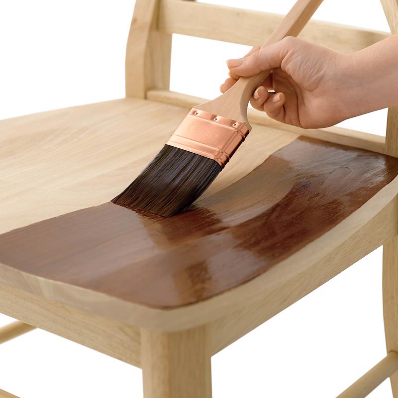Minwax PolyShades Semi-Transparent Gloss American Chestnut Stain/Polyurethane Finish 1/2 pt