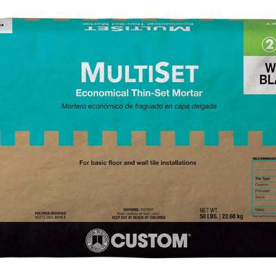 Custom Building Products MultiSet White Thin-Set Mortar 50 lb