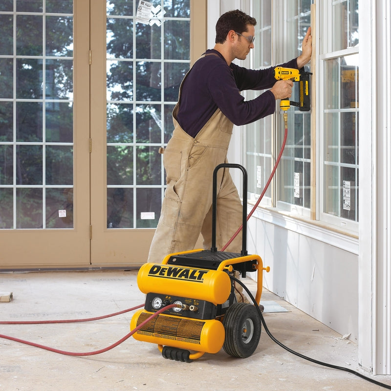DeWalt 4 gal Twin Stack Portable Air Compressor 125 psi 1.1 HP
