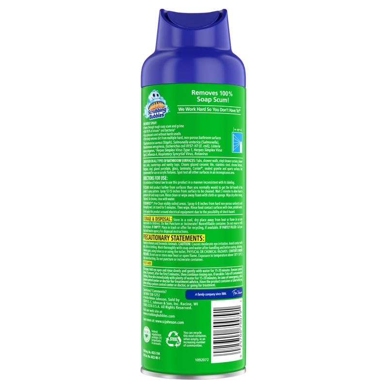 Scrubbing Bubbles Mega Shower Foamer Rainshower Scent Bathroom Cleaner 20 oz Foam
