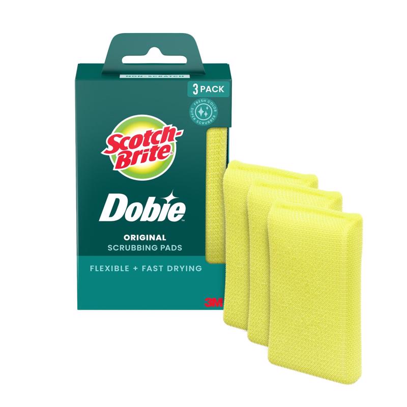 Scotch-Brite Medium Duty Cleaning Pad For All Purpose 4.3 in. L 3 pk