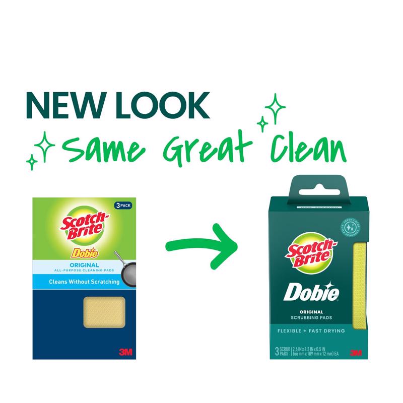Scotch-Brite Medium Duty Cleaning Pad For All Purpose 4.3 in. L 3 pk