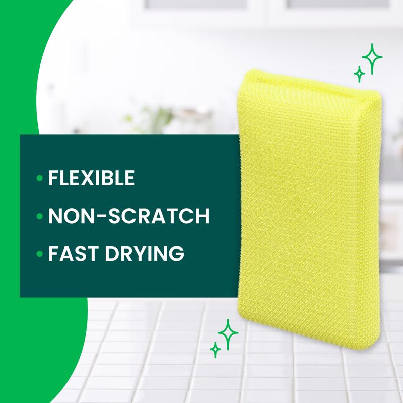 Scotch-Brite Medium Duty Cleaning Pad For All Purpose 4.3 in. L 3 pk