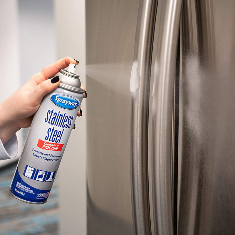 Sprayway Fresh Clean Scent Stainless Steel Cleaner & Polish 15 oz Spray