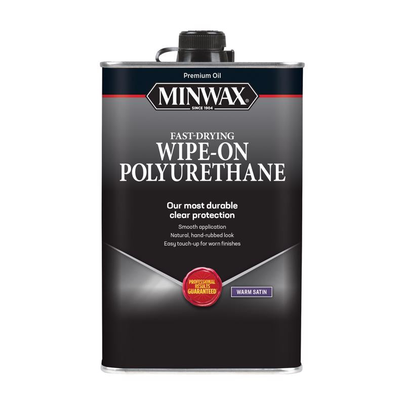 Minwax Wipe-On Poly Warm Satin Clear Polyurethane 1 pt