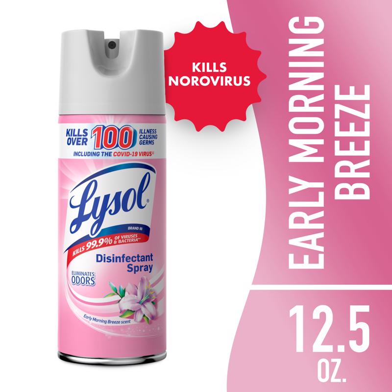 Lysol Early Morning Breeze Scent Disinfectant Spray 12.5 oz