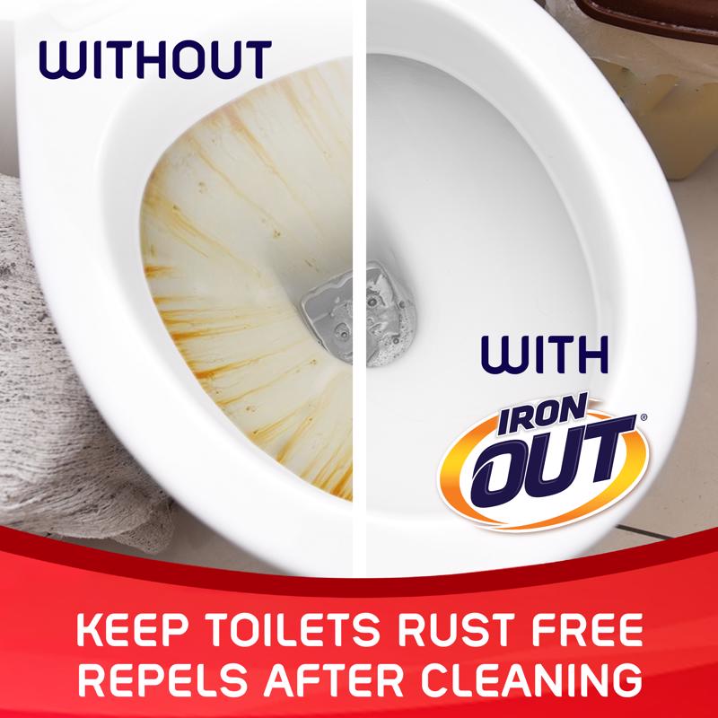 IronOut No Scent Toilet Bowl Cleaner 2.1 oz Powder