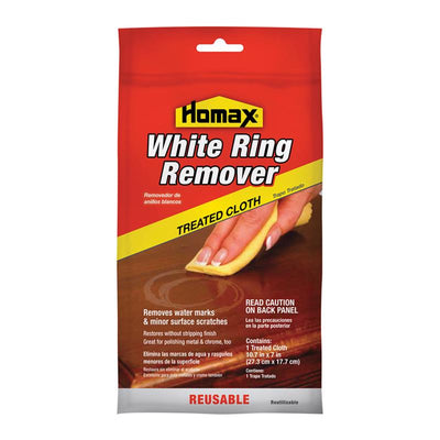 Homax No Scent White Ring Remover Wipes