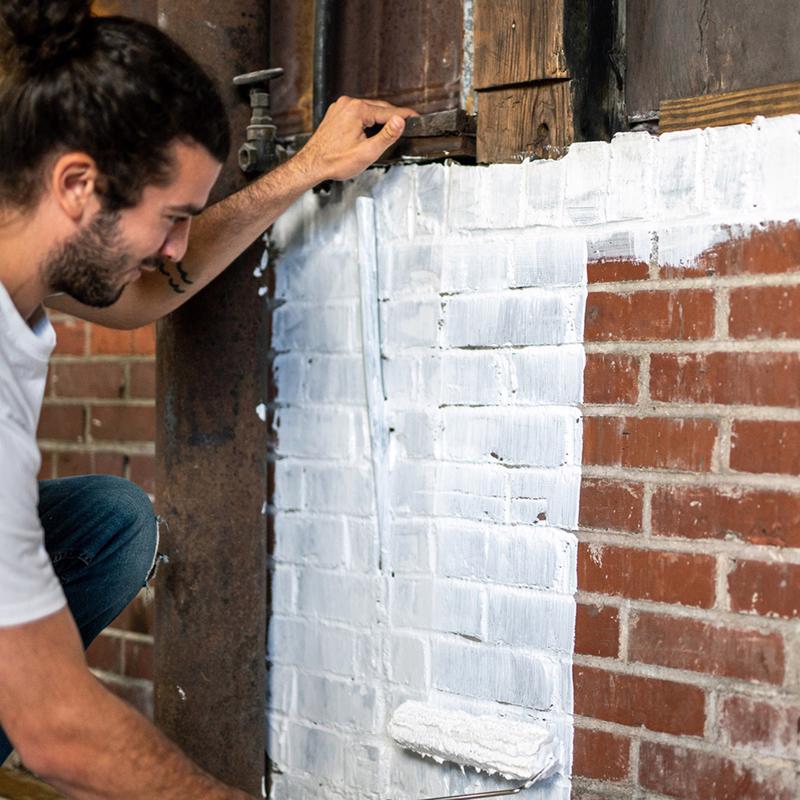 AMES Block & Wall White Liquid Rubber Waterproof and Sealer