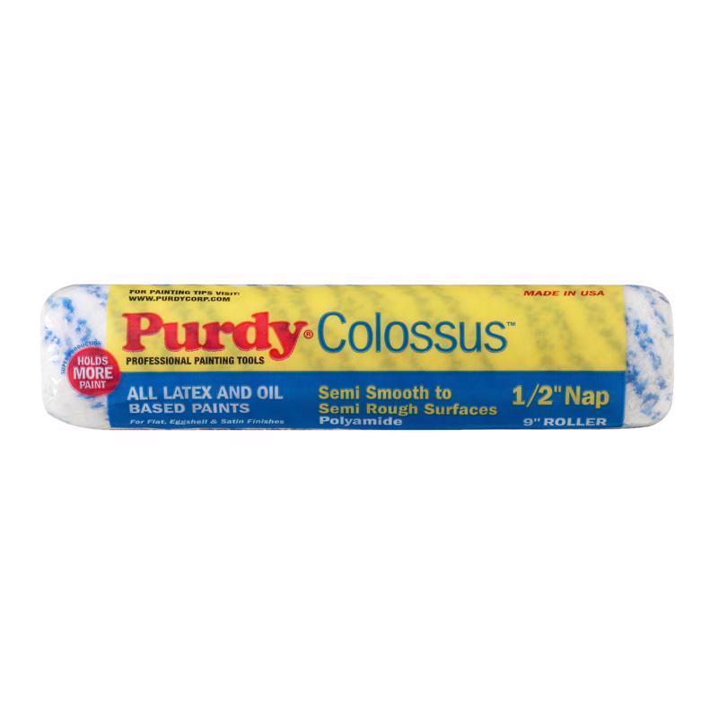 Purdy Colossus Polyamide Fabric 9 in. W X 1/2 in. Paint Roller Cover