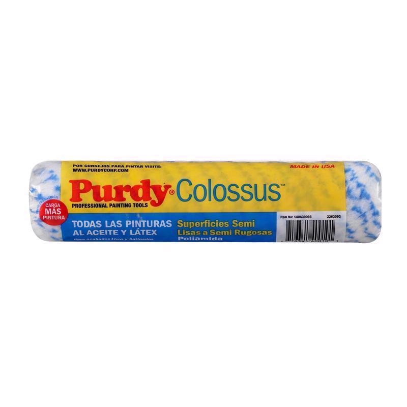 Purdy Colossus Polyamide Fabric 9 in. W X 1/2 in. Paint Roller Cover