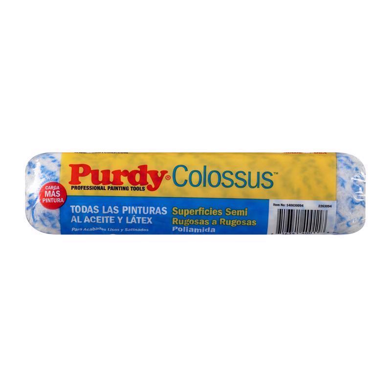 Purdy Colossus Polyamide Fabric 9 in. W X 3/4 in. Paint Roller Cover