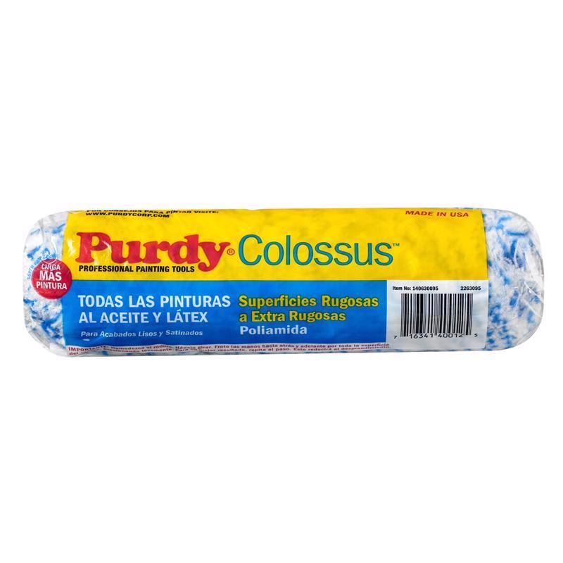 Purdy Colossus Polyamide Fabric 9 in. W X 1 in. Paint Roller Cover