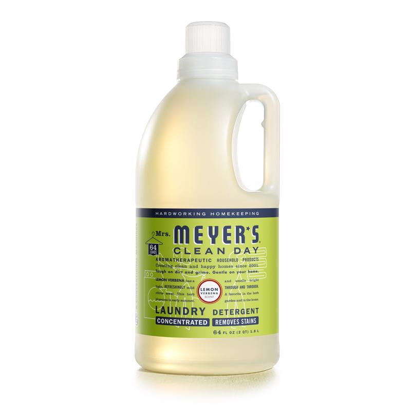 Mrs. Meyer's Clean Day Lemon Verbena Scent Laundry Detergent Liquid 64 oz
