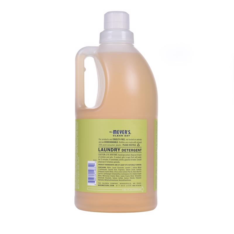 Mrs. Meyer's Clean Day Lemon Verbena Scent Laundry Detergent Liquid 64 oz
