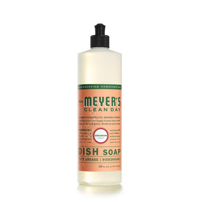 Mrs. Meyer's Clean Day Geranium Scent Liquid Dish Soap 16 oz