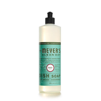 Mrs. Meyer's Clean Day Basil Scent Liquid Dish Soap 16 oz