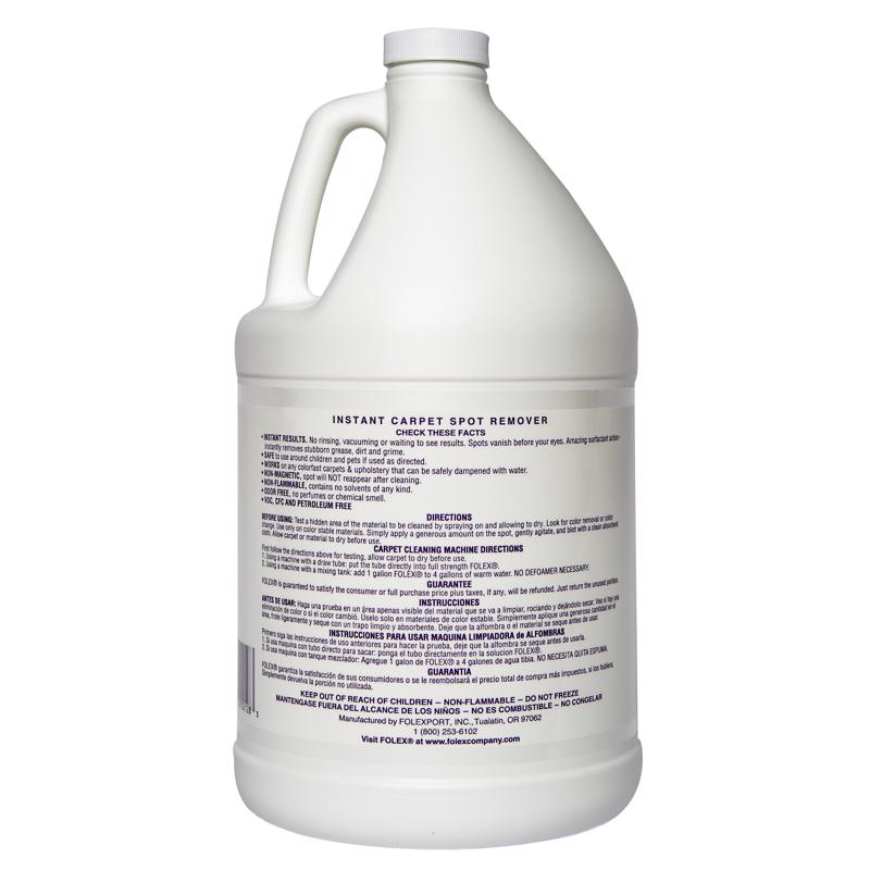 Folex No Scent Instant Carpet Spot Remover 1 gal Liquid