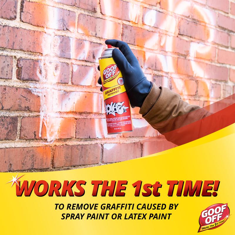 Goof Off Pro Strength Graffiti All Purpose Remover 16 oz