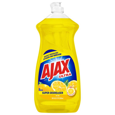 Ajax Lemon Scent Liquid Dish Soap 28 oz
