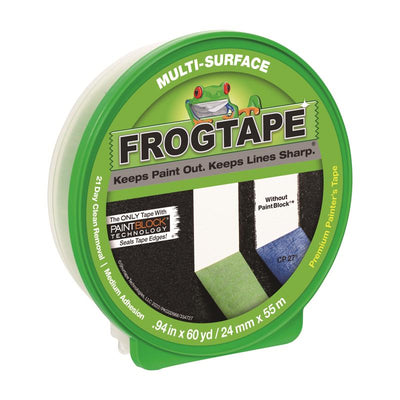 FrogTape 0.94 in. W X 60 yd L Green Medium Strength Painter's Tape