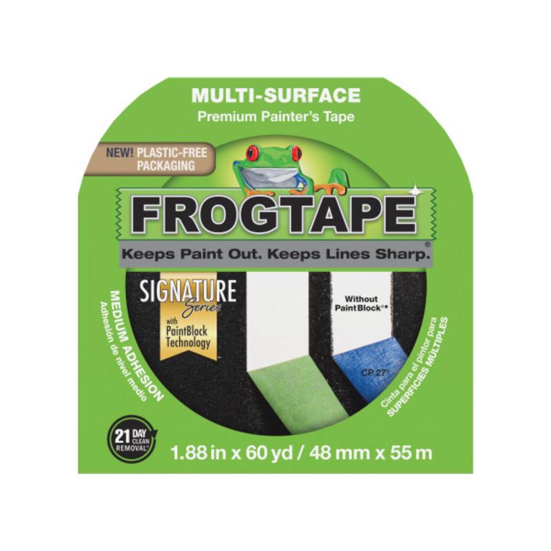 FrogTape 1.88 in. W X 60 yd L Green Medium Strength Painter's Tape