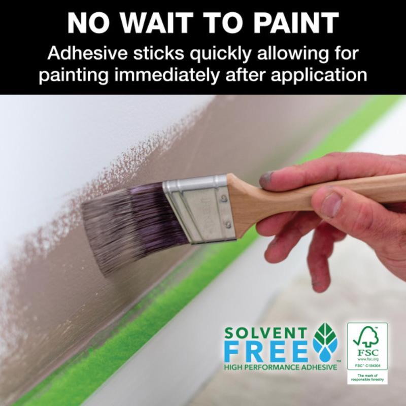 FrogTape 1.88 in. W X 60 yd L Green Medium Strength Painter's Tape