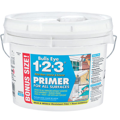 Zinsser Bulls Eye 123 White Primer and Sealer 2.5 gal